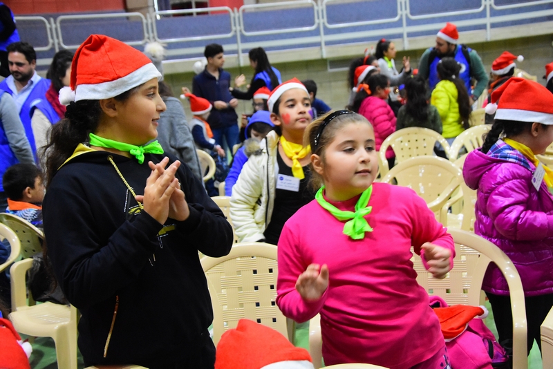 Saint Vincent de paul celebrating Christmas at Jesus & Mary school